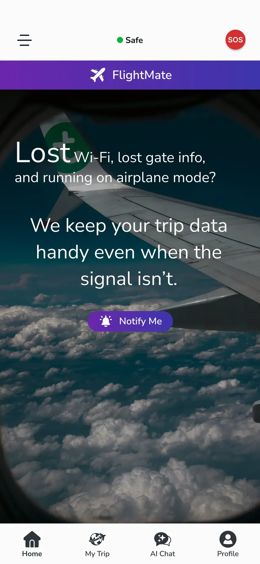 App screen