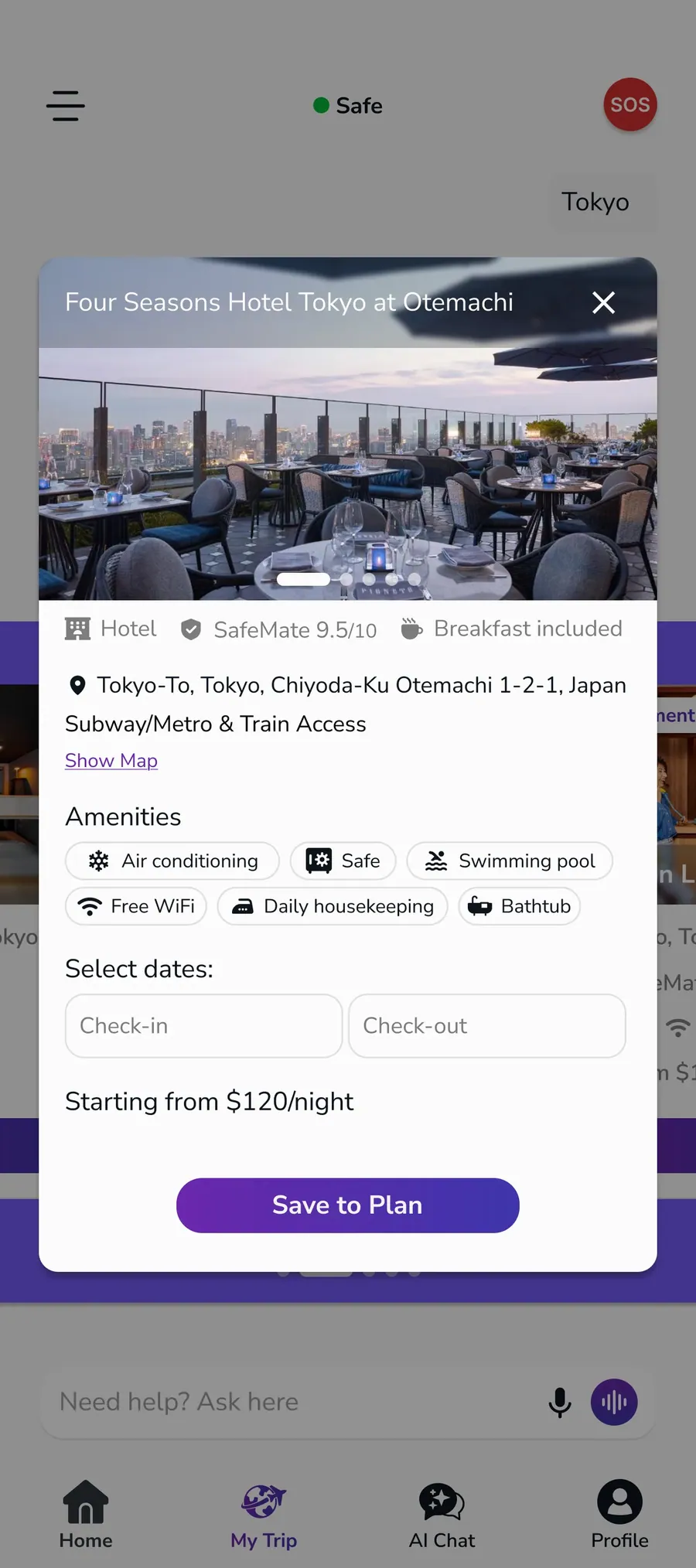 App screen