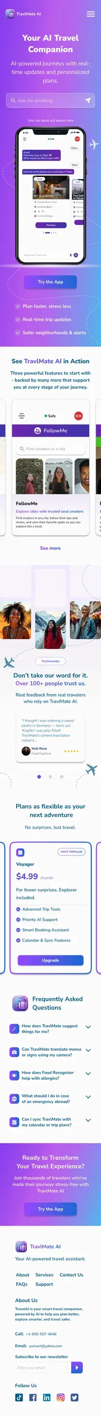 App screen