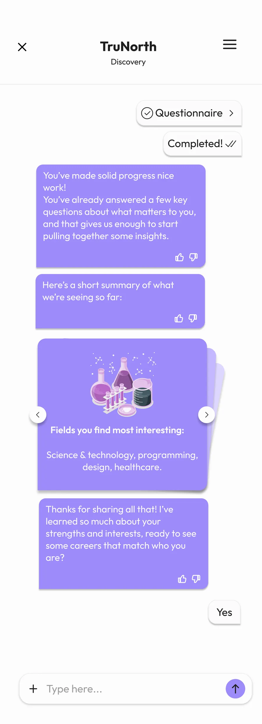 App screen