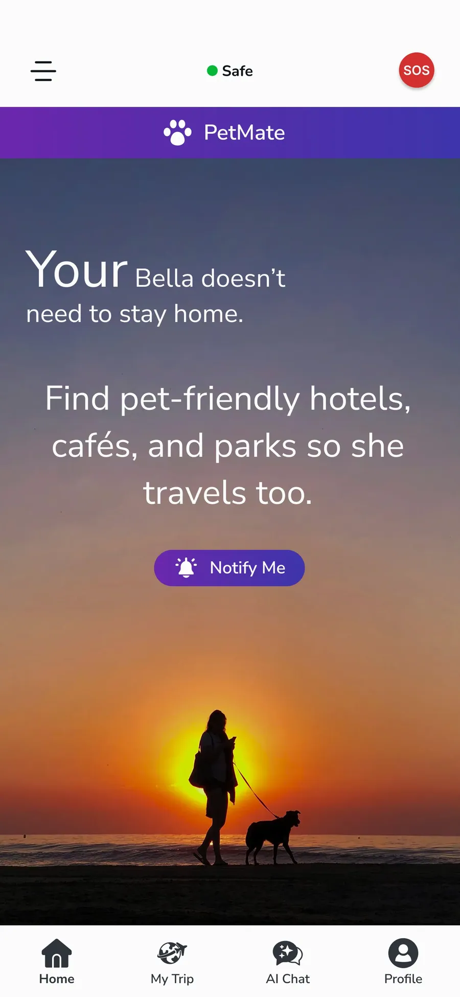 App screen