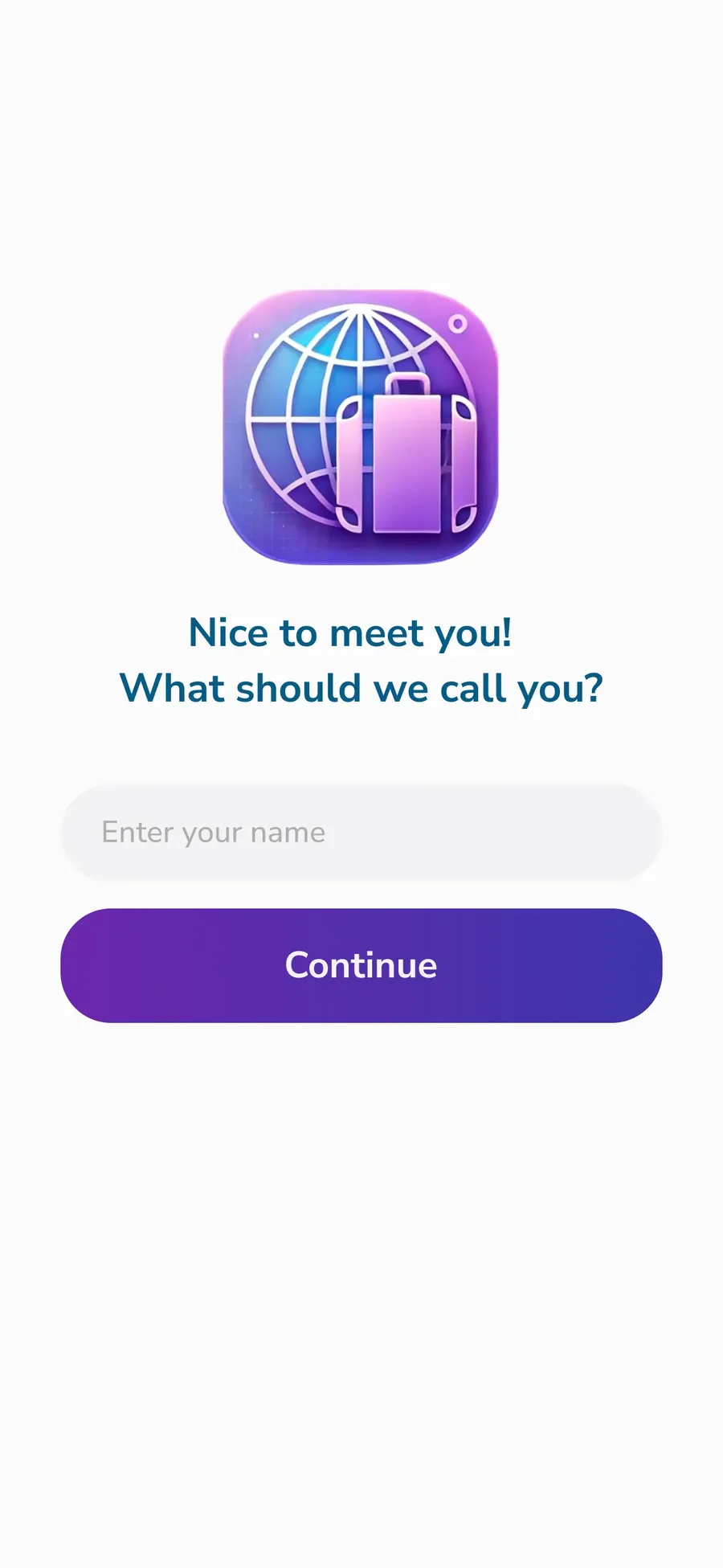 App screen