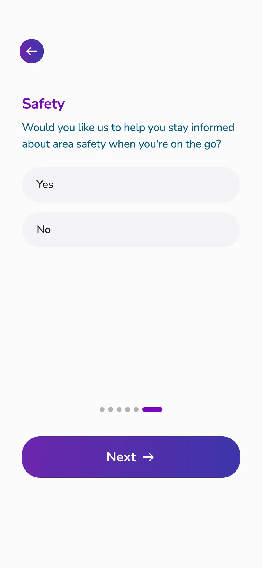 App screen