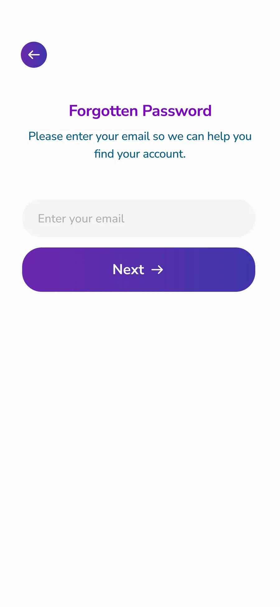 App screen