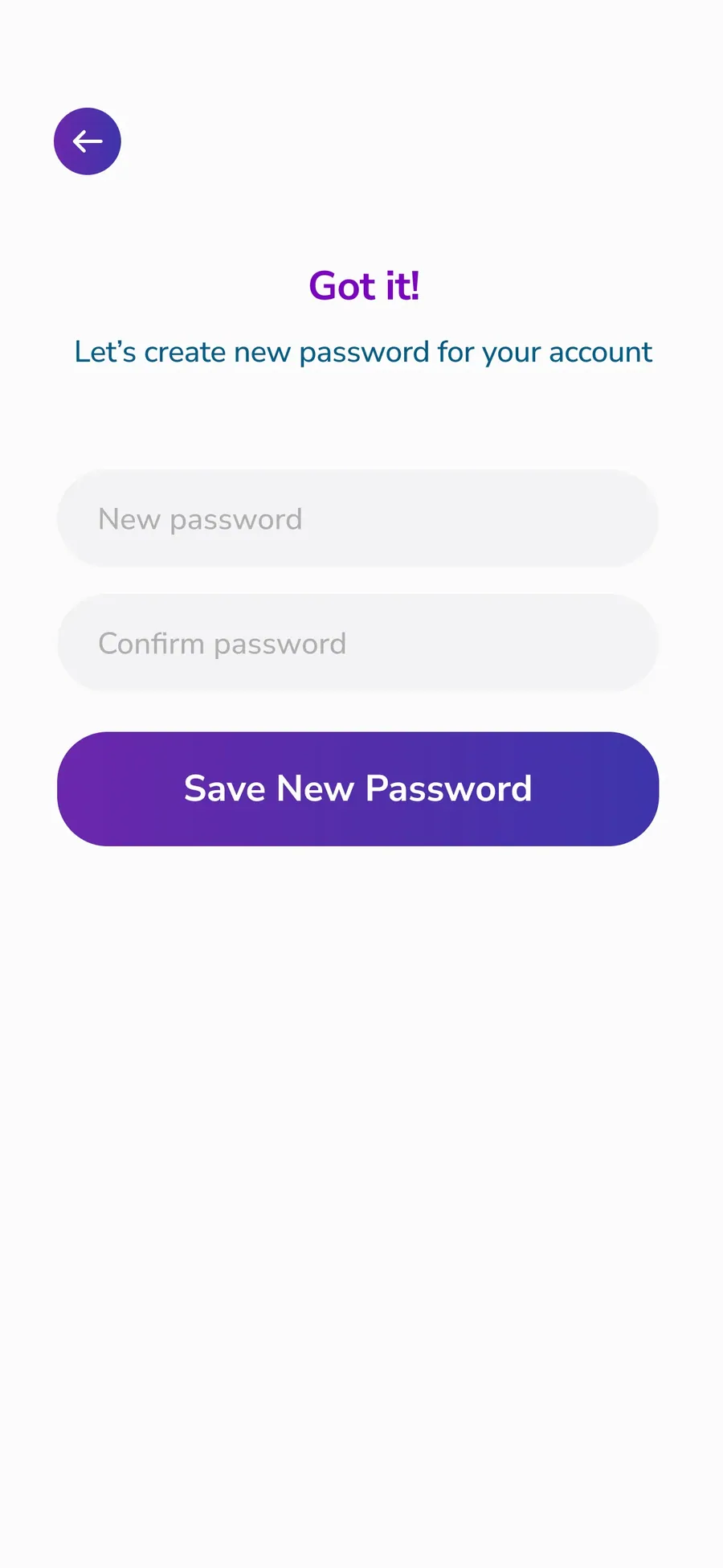 App screen