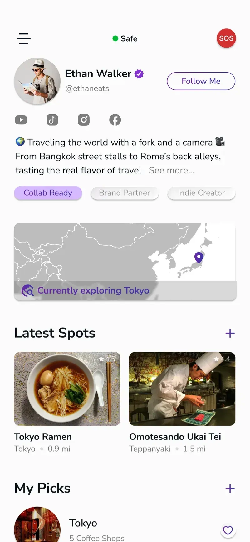 App screen