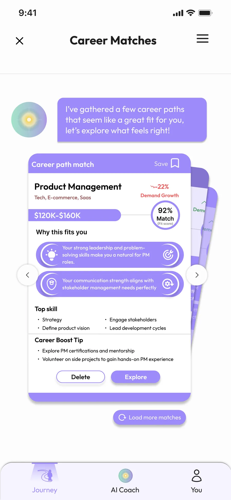 App screen
