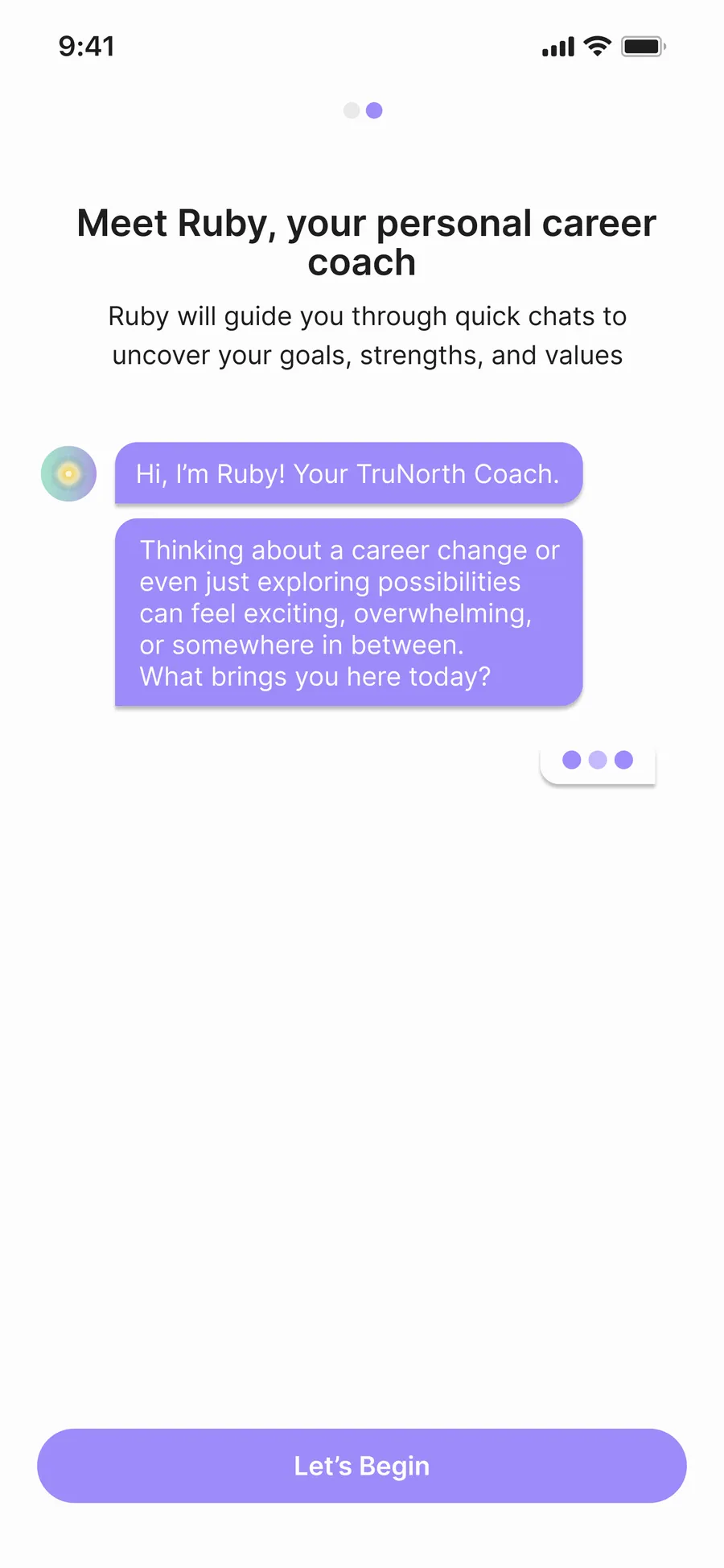 App screen