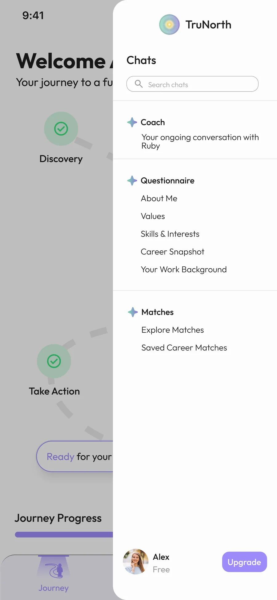 App screen