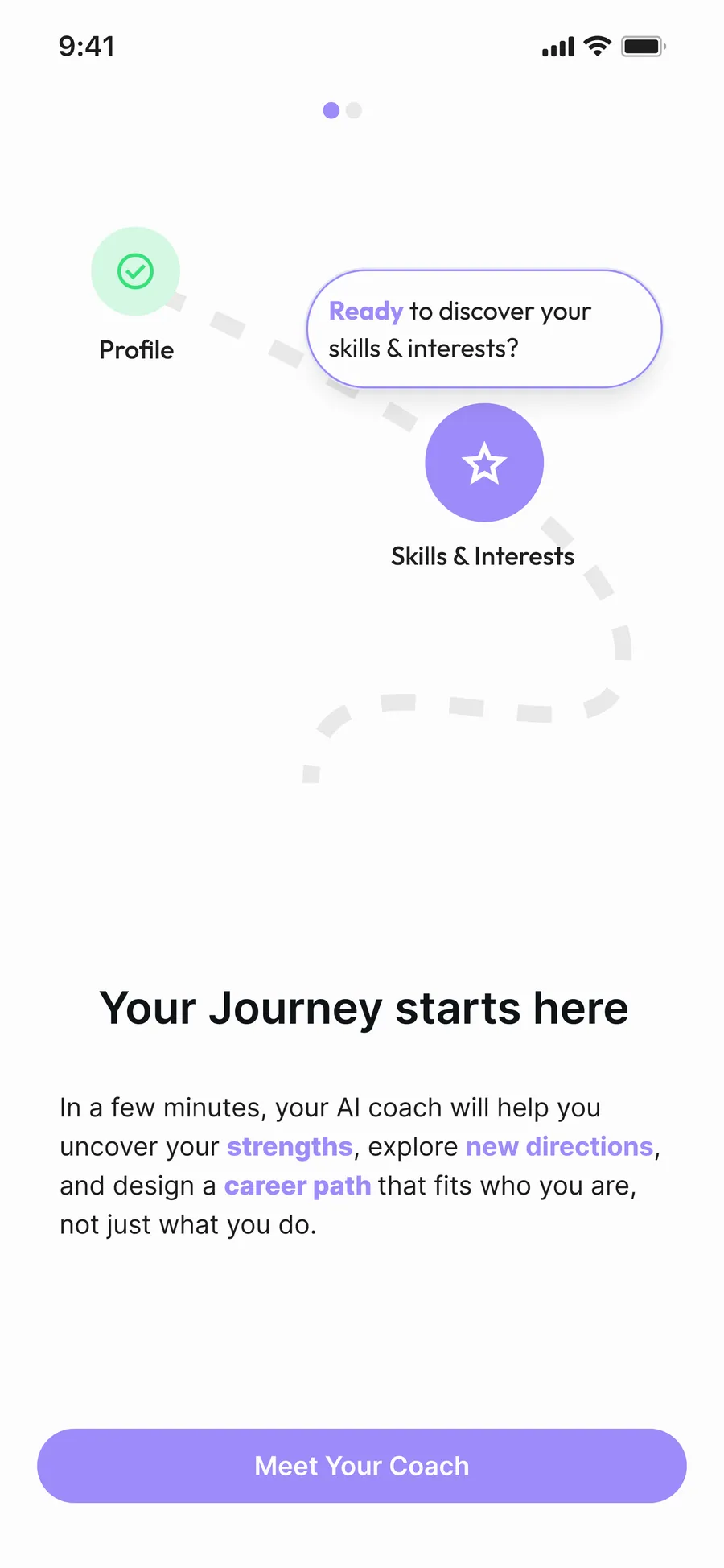 App screen